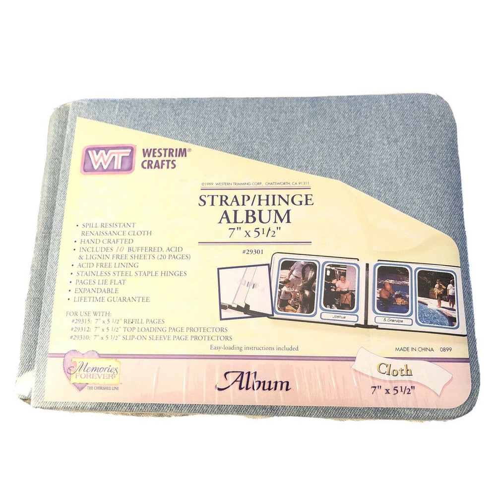Westrim Jean Strap Hing Album Creative Memories